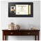 ArtToFrames 11x14 inch Diploma Frame with 5x7 Inch Image Opening and Tassel Opening - Framed with Black and Gold Mats, Comes with Regular Acrylic and Sawtooth Hanger for Wall Hanging (DIT-11x14)